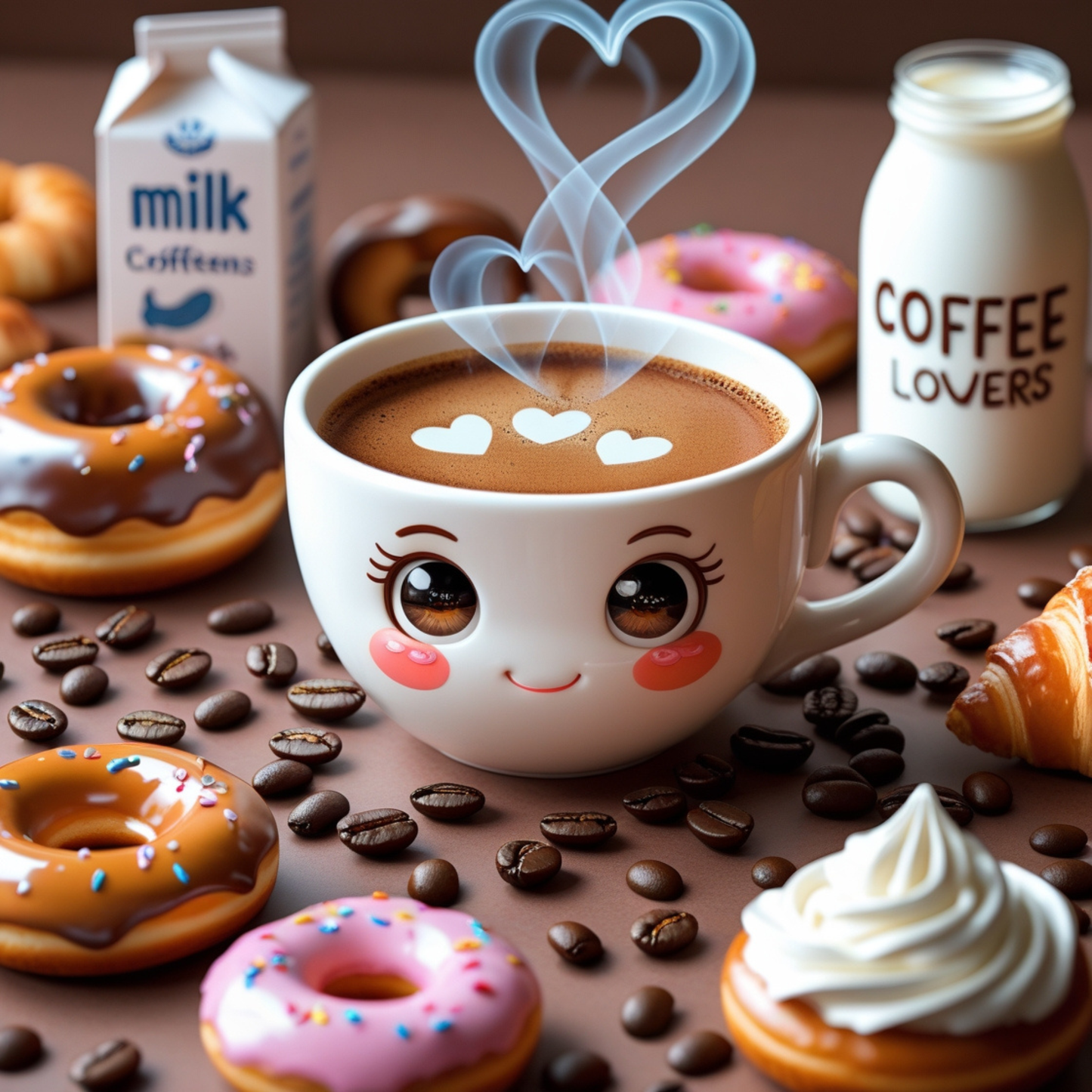 Coffee Lovers Coloring Book – Bold &amp; Easy Designs for Kids, Teens, Adults and Seniors | Gifts