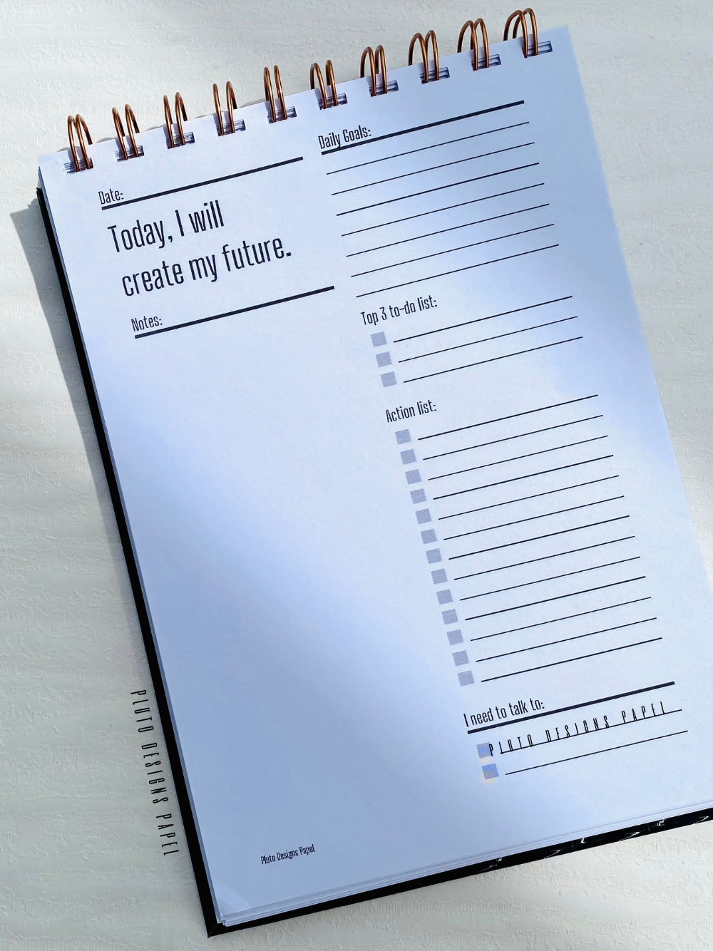 Minimalist Task Tracker Notepad