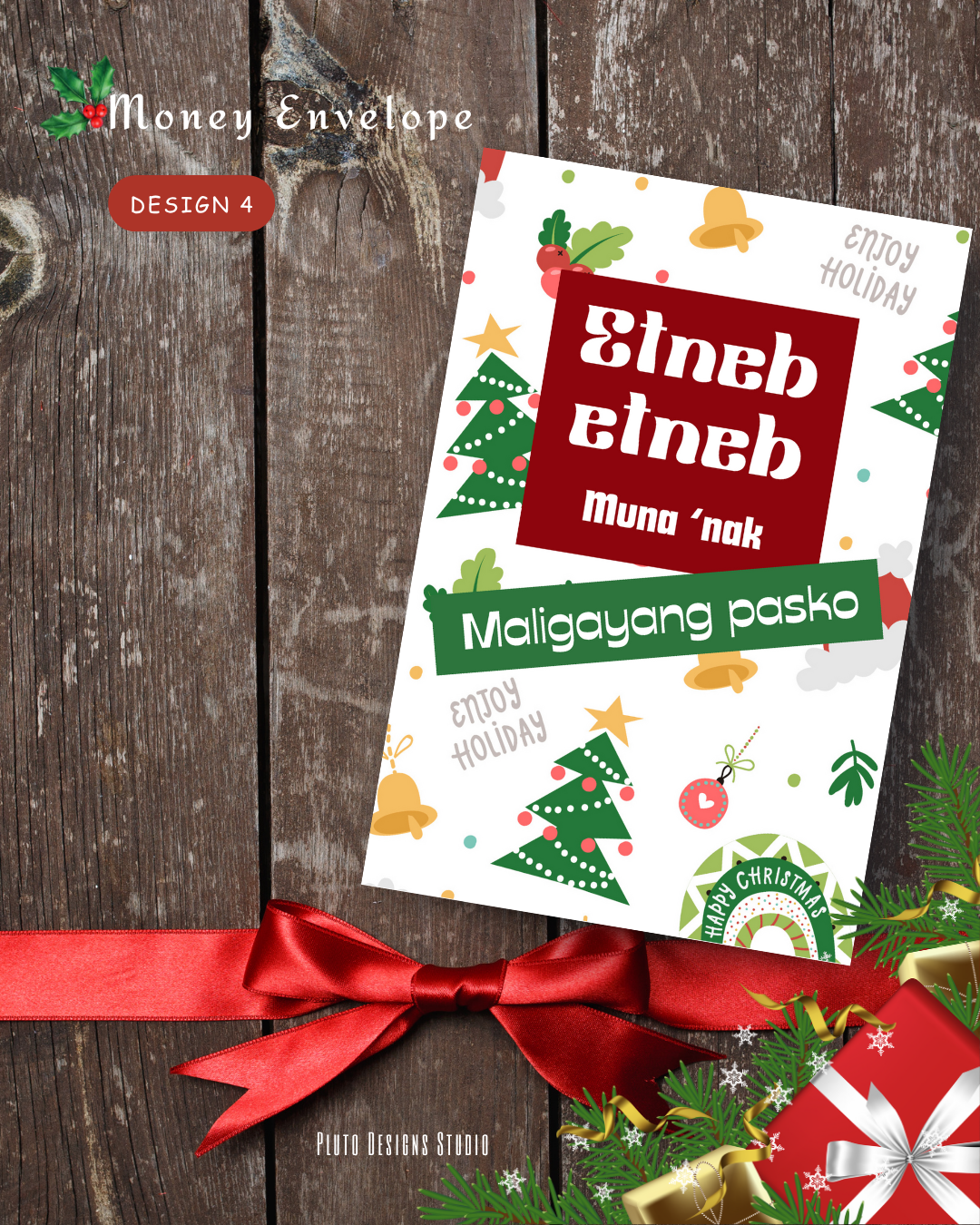 Holiday-Themed Retro & Fun Money Angpao Mini Envelopes