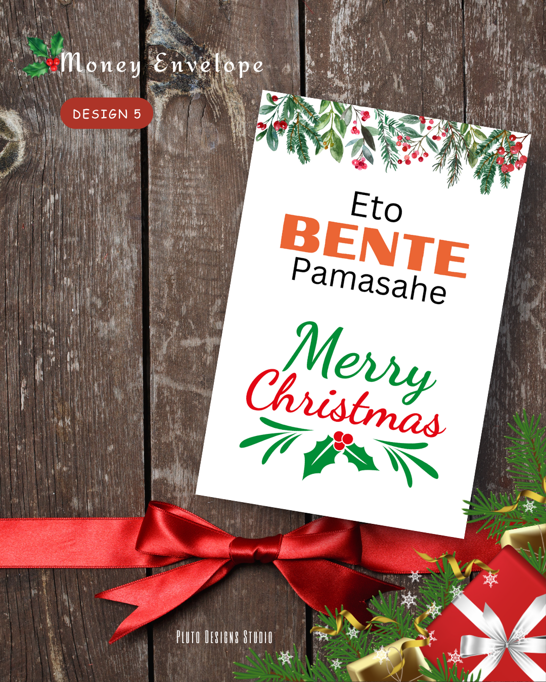 Holiday-Themed Retro & Fun Money Angpao Mini Envelopes