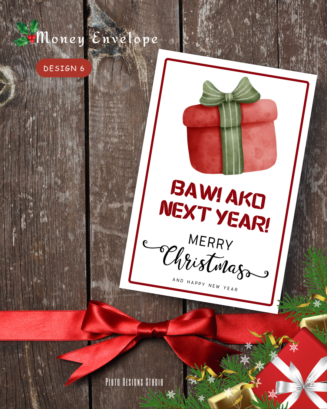 Holiday-Themed Retro & Fun Money Angpao Mini Envelopes