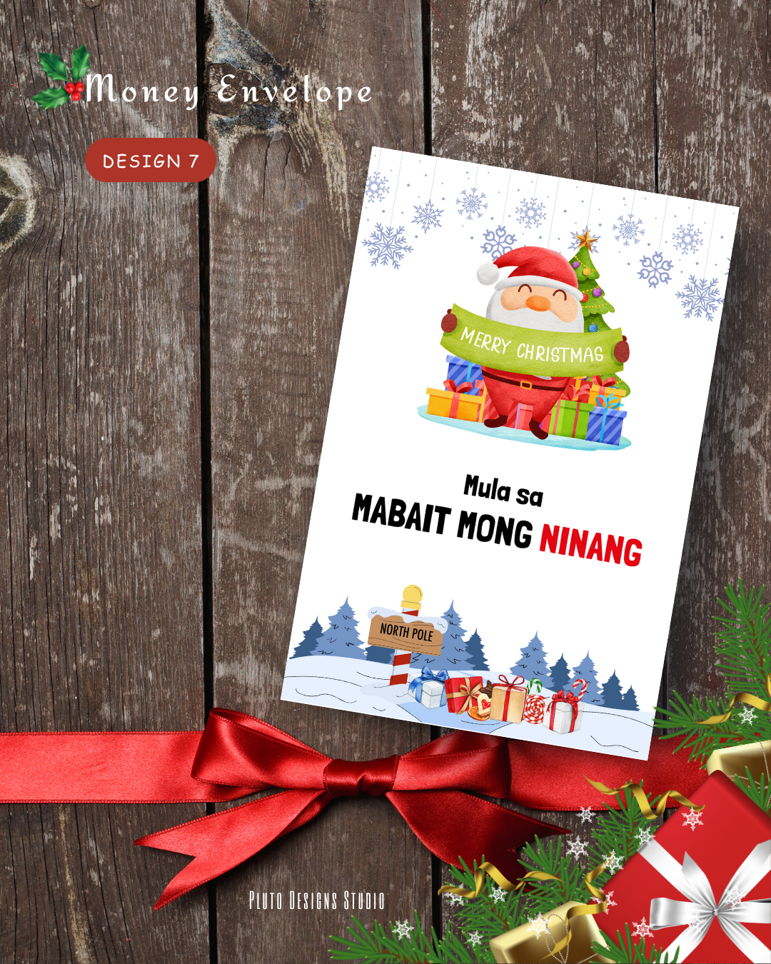 Holiday-Themed Retro & Fun Money Angpao Mini Envelopes