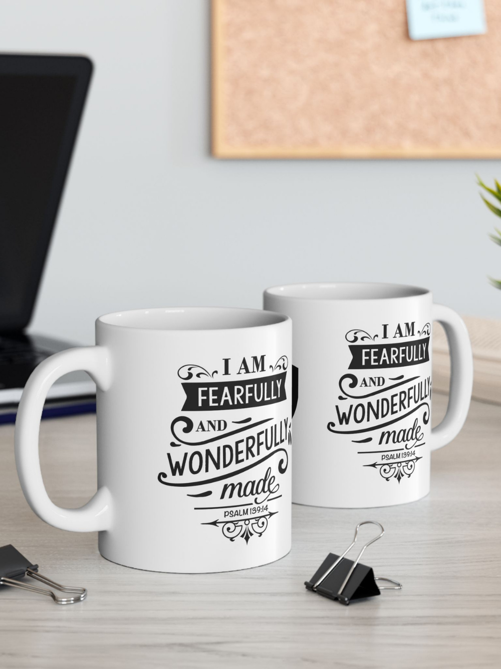 Inspirational Christian Coffee Mug — 'Faithfully, Family, Wonder' Ceramic Mug (11oz & 15oz)