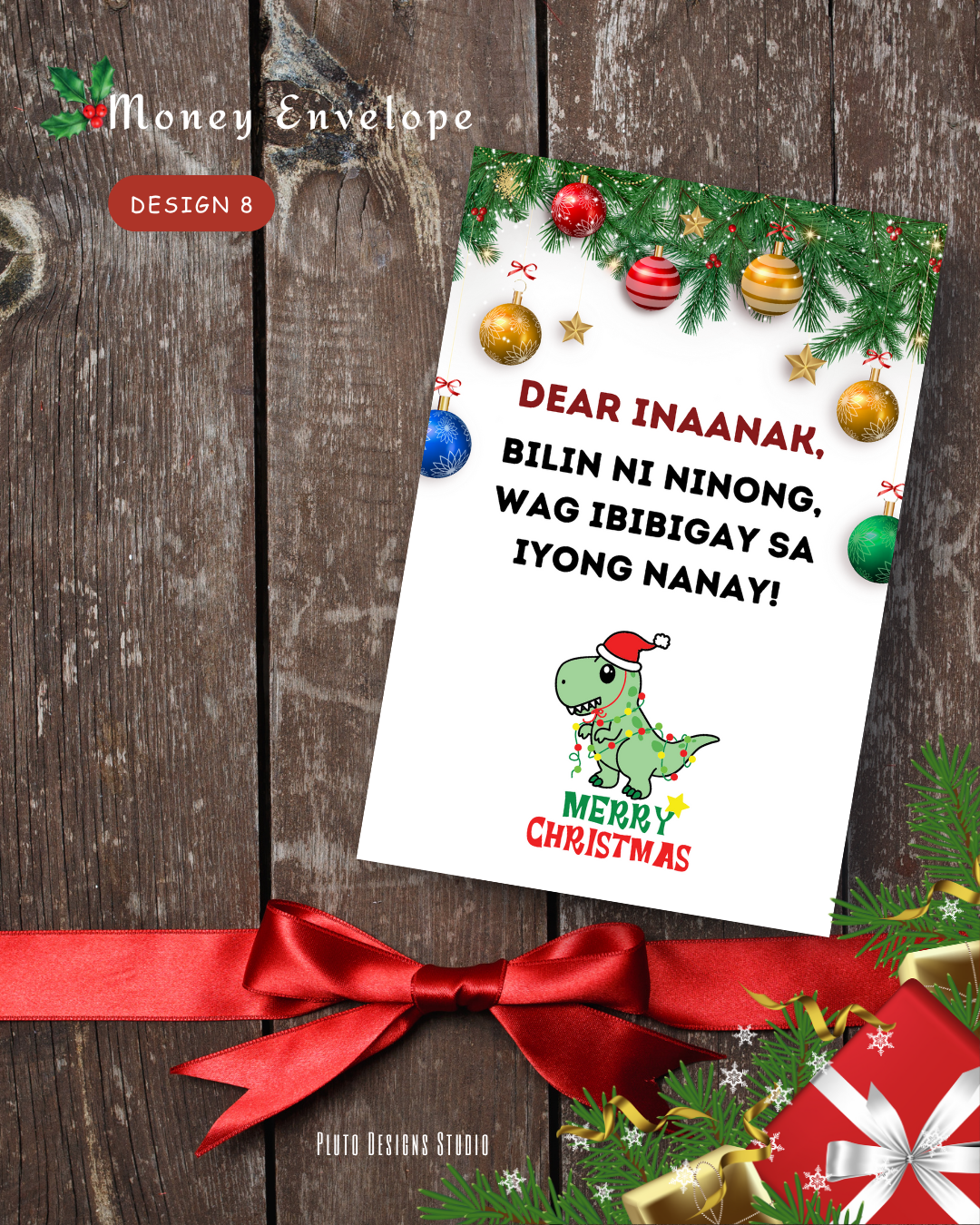 Holiday-Themed Retro & Fun Money Angpao Mini Envelopes