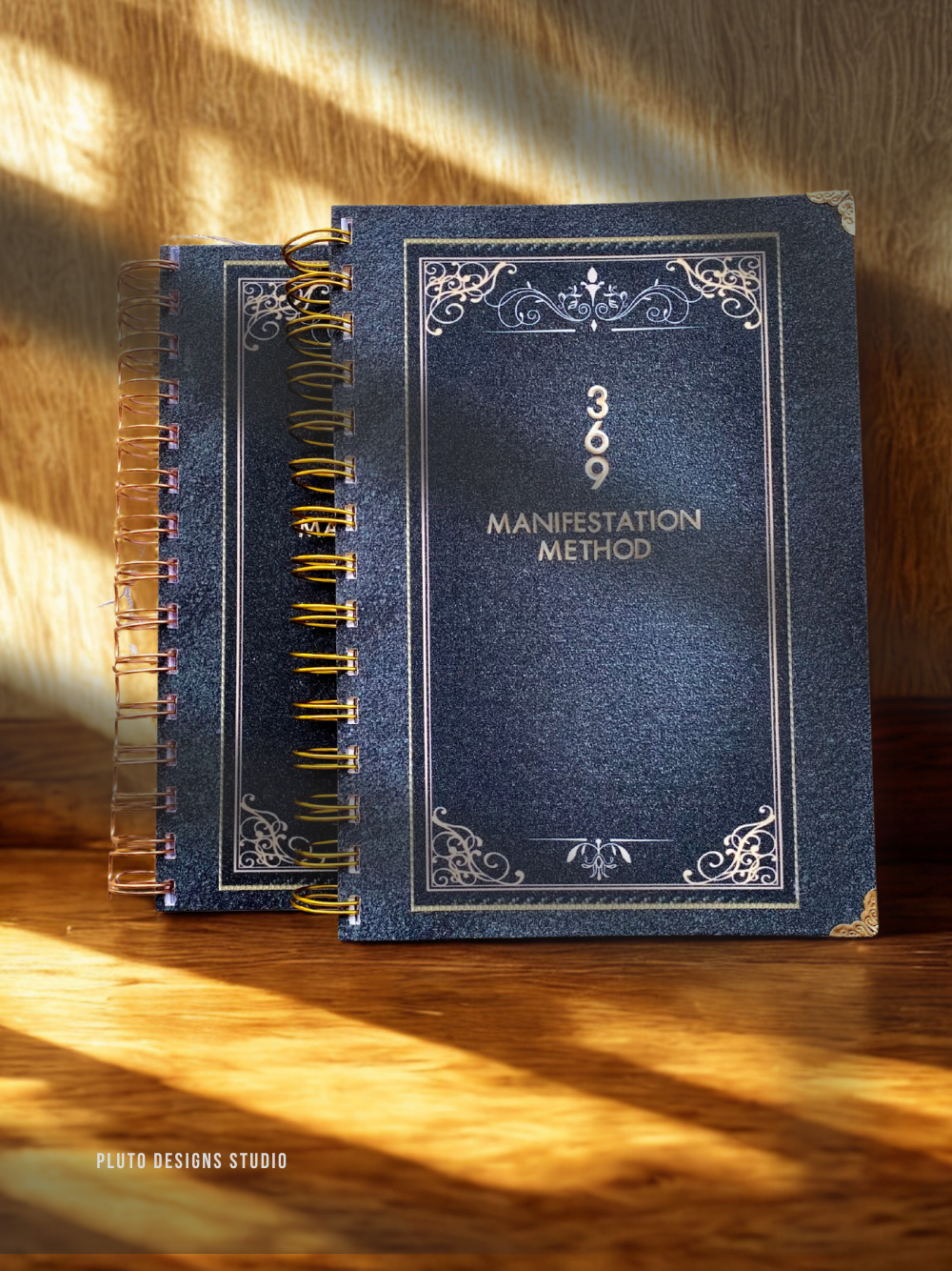 369 Manifestation Method Journal Black Cosmic Theme