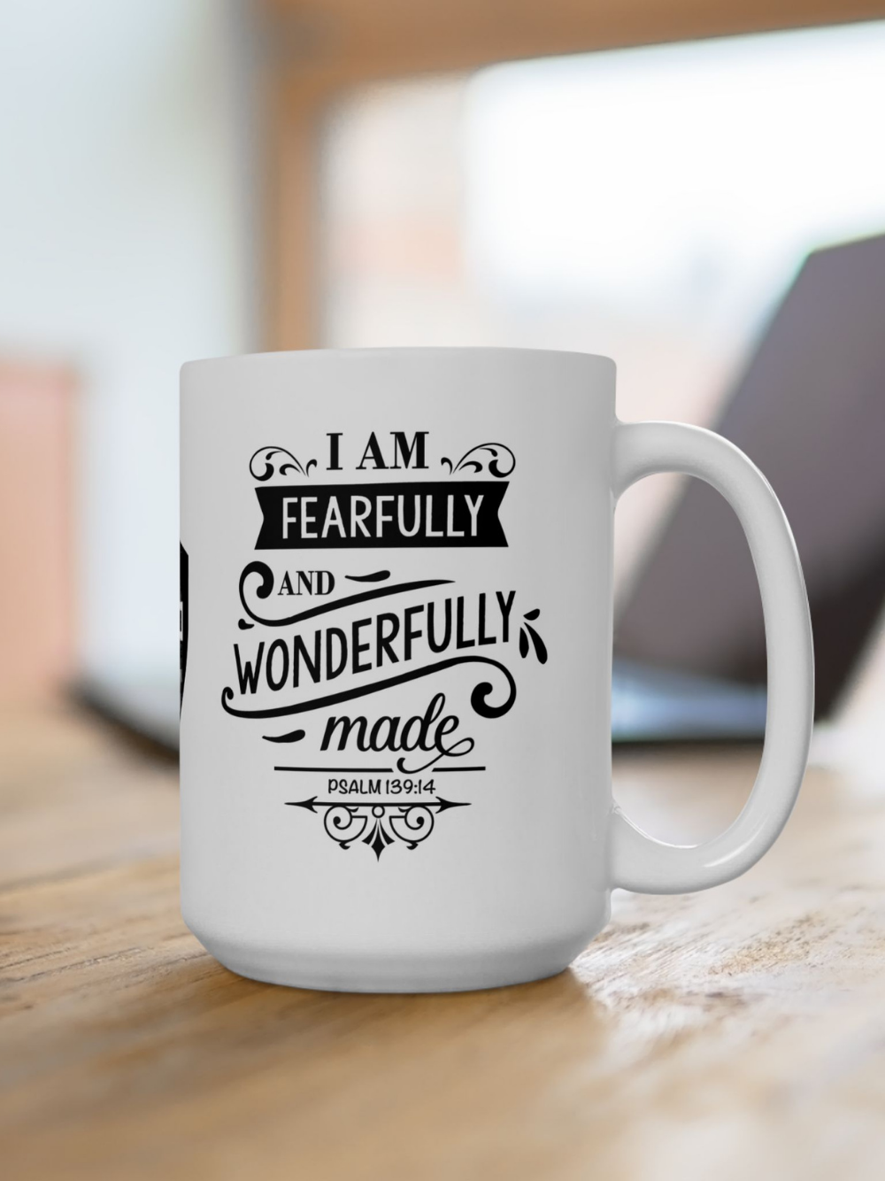 Inspirational Christian Coffee Mug — 'Faithfully, Family, Wonder' Ceramic Mug (11oz & 15oz)