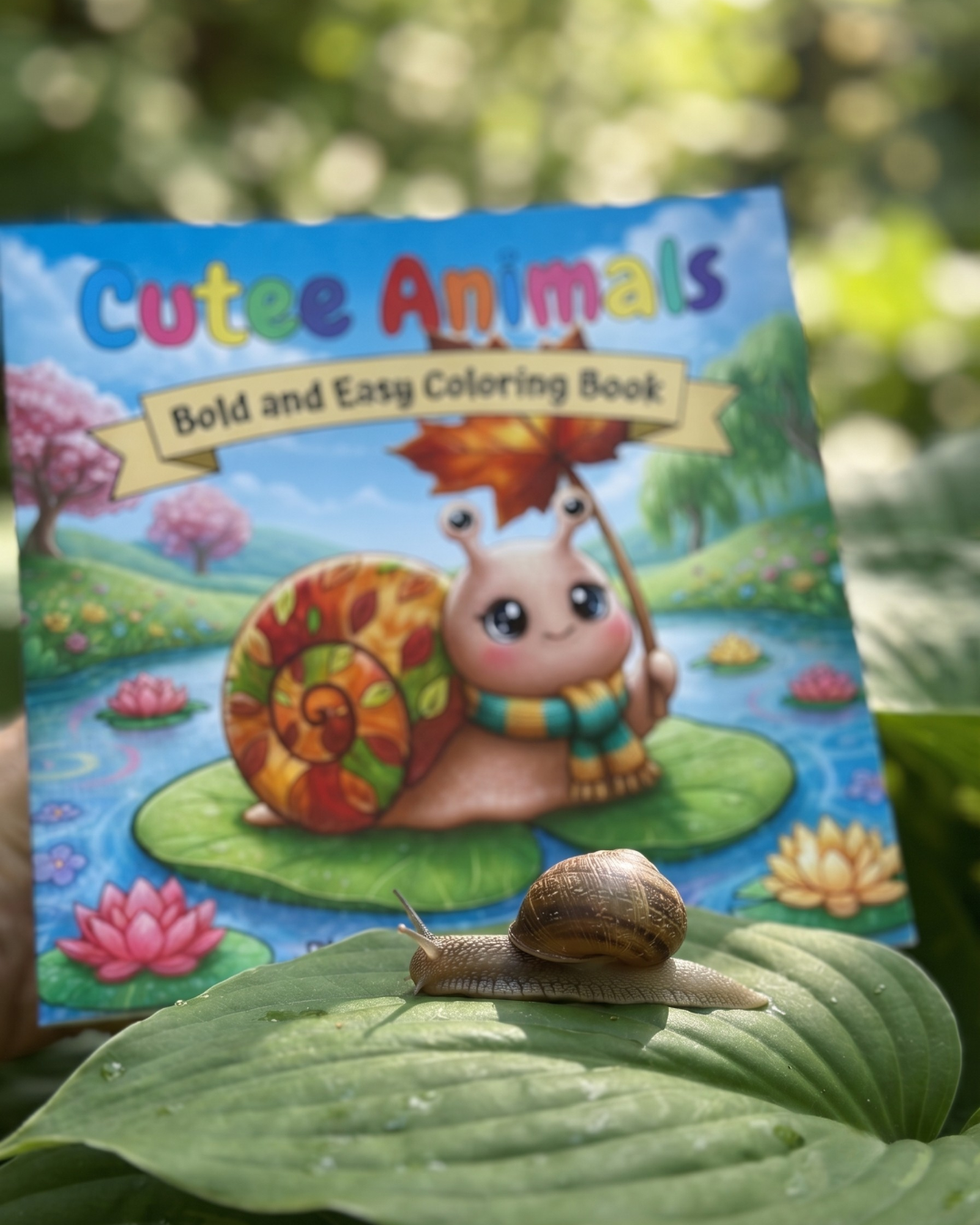 Cute Animal Coloring Book | Bold & Easy Pocket Coloring Book | 4x4 Mini Coloring Book for All Ages
