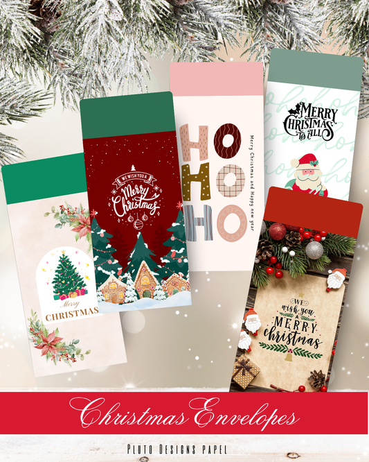 Money Envelope Holiday Christmas Theme 4