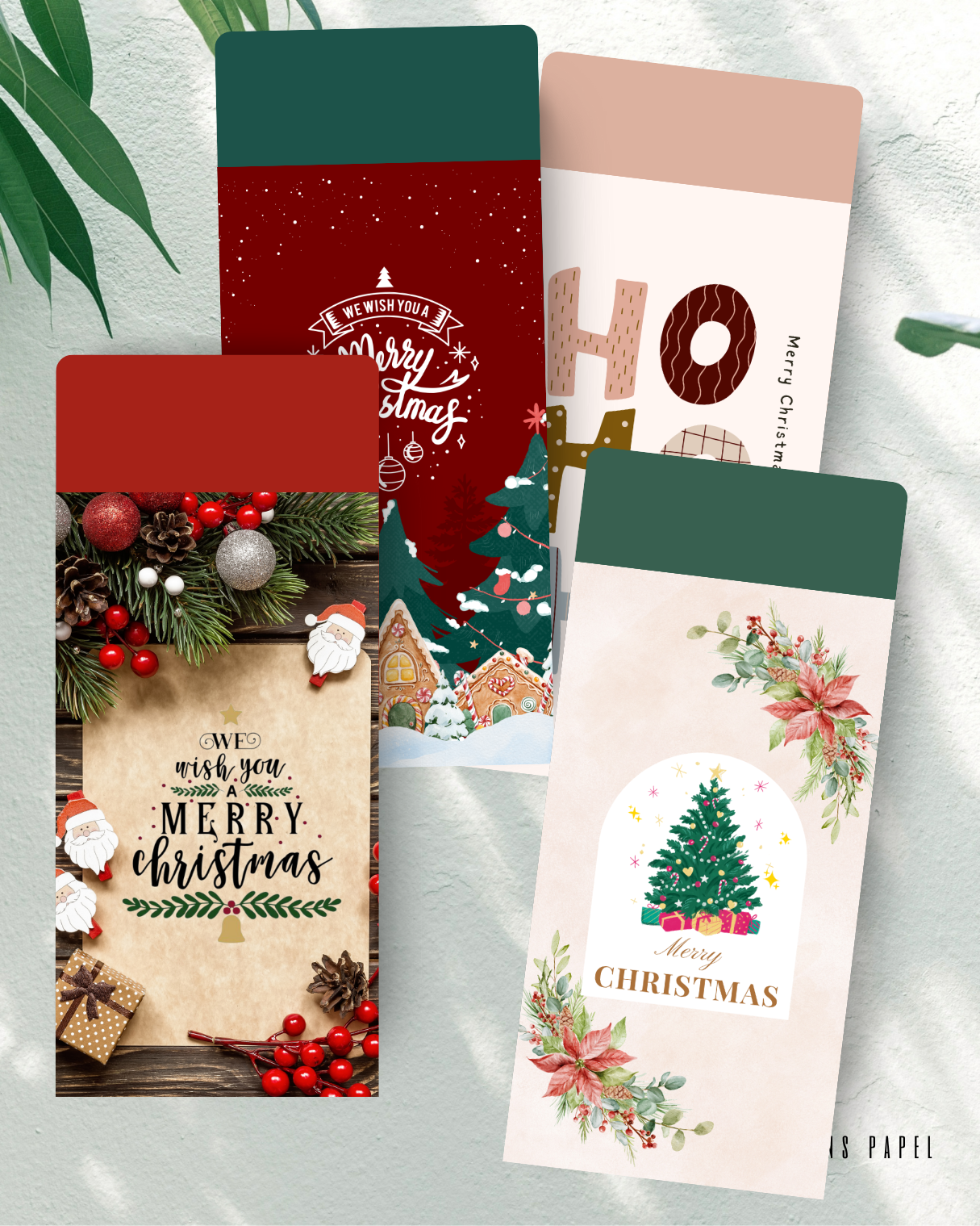 Money Envelope Holiday Christmas Theme 4