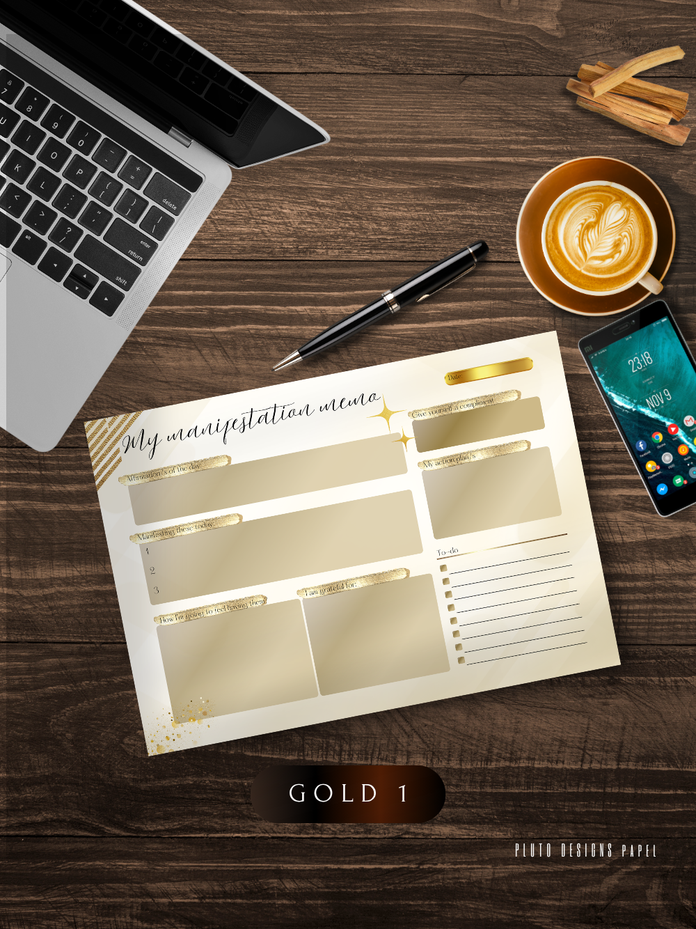 Manifestation Planner in A4 size