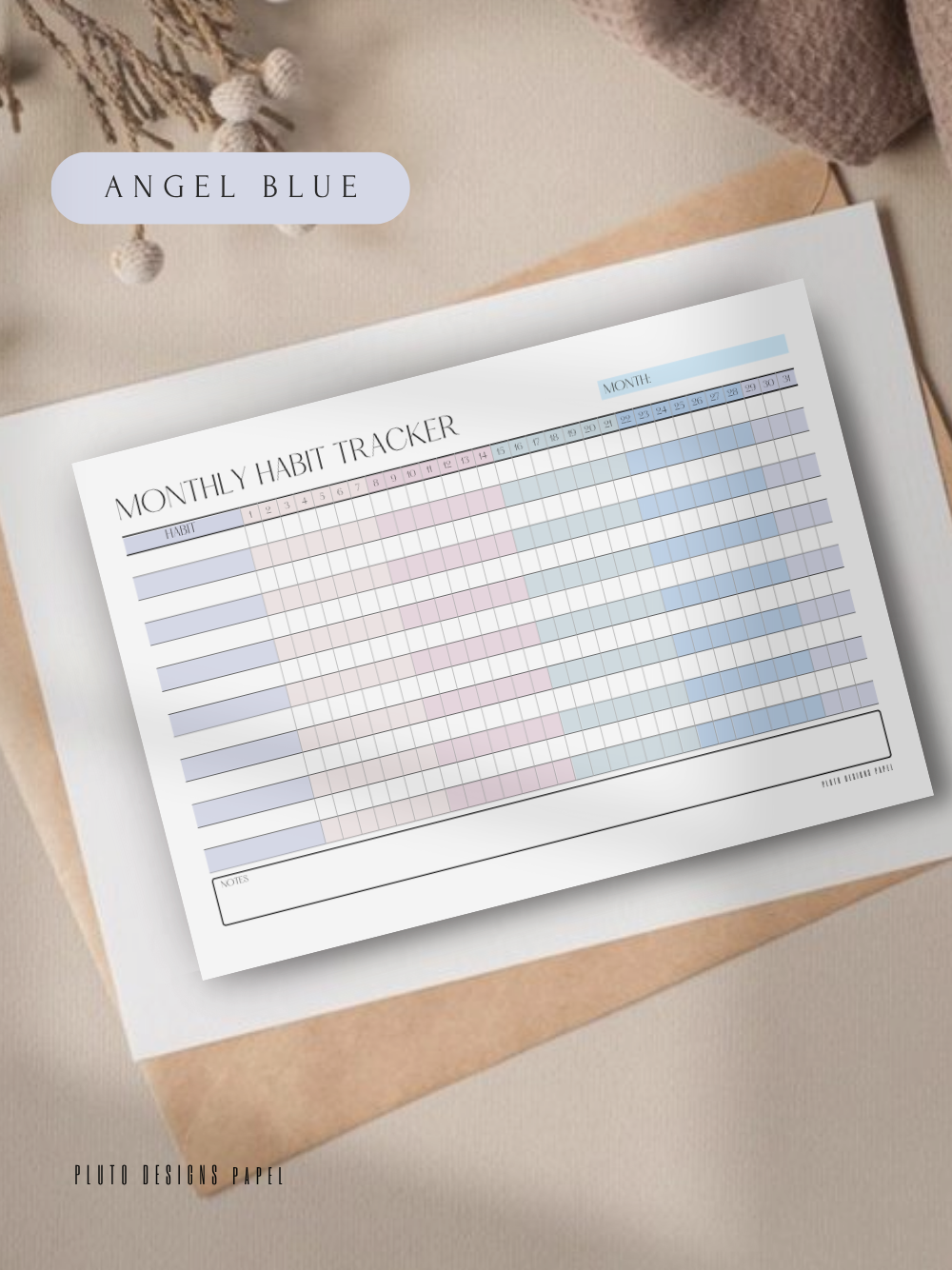 Monthly Habit & Task Tracker – Stay Organized, Stay Inspired Planner