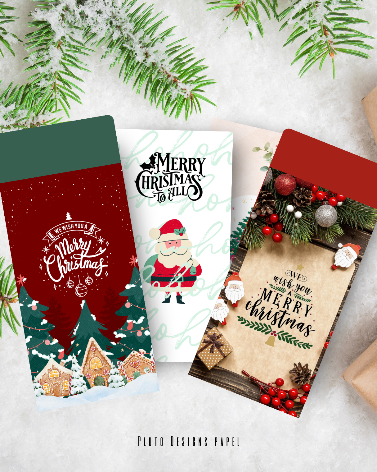 Money Envelope Holiday Christmas Theme 4