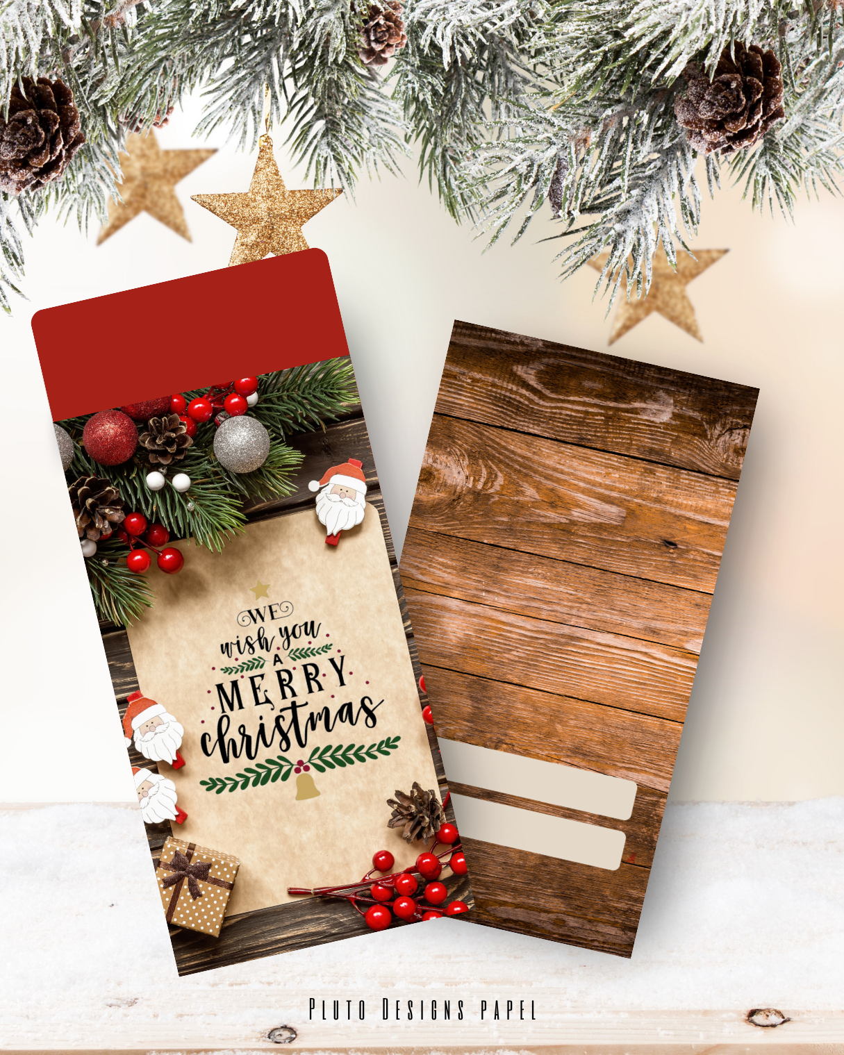 Money Envelope Holiday Christmas Theme 4