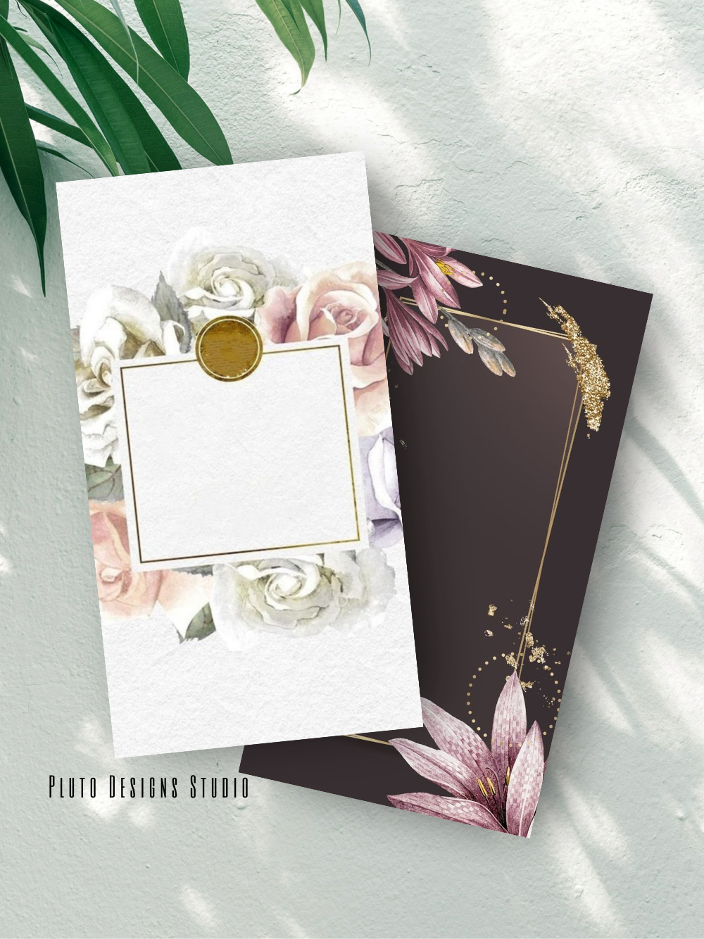 Money Envelope Vintage & Elegant Florals Batch Brown Vintage