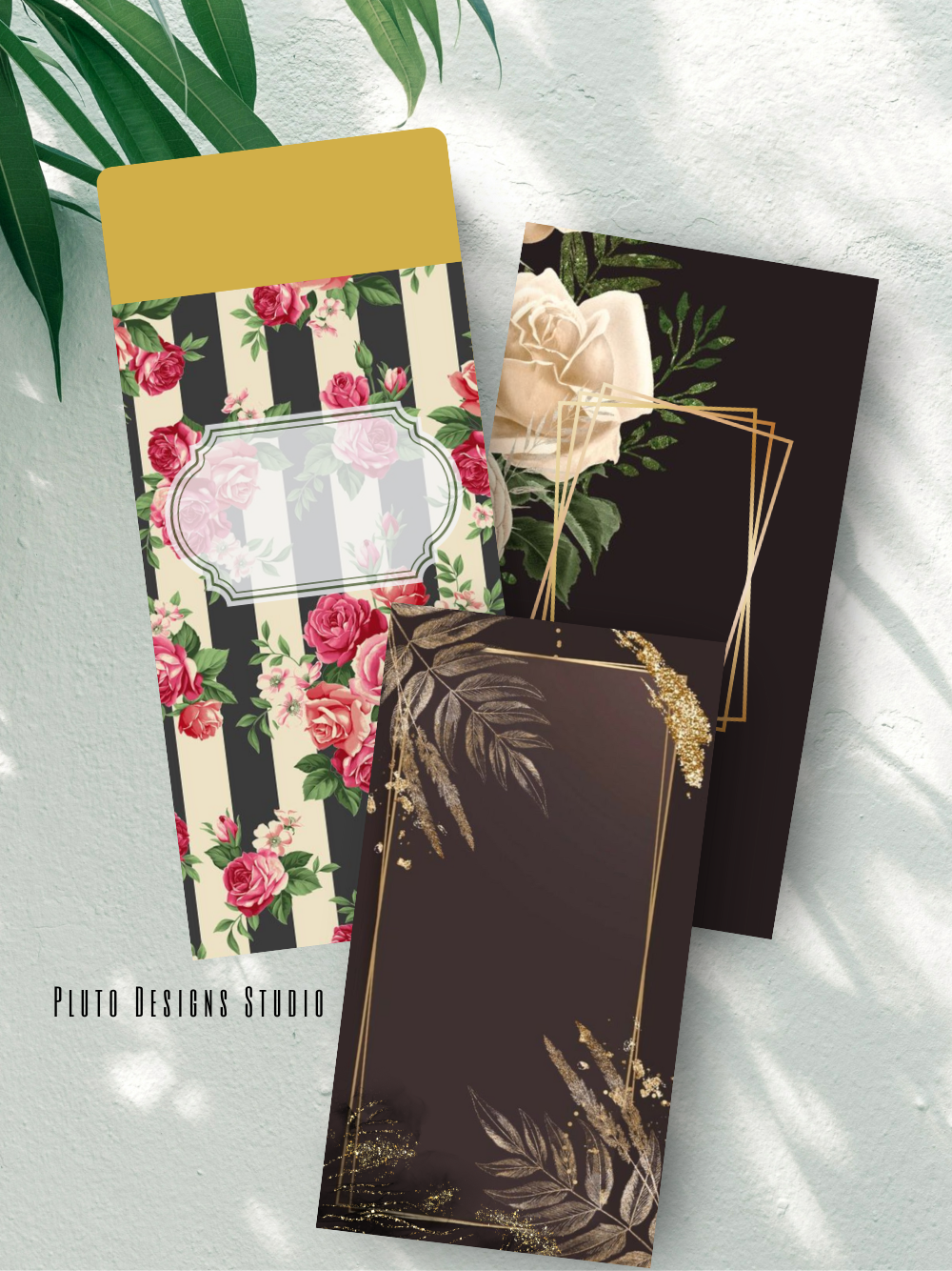 Money Envelope Vintage & Elegant Florals Batch Brown Vintage