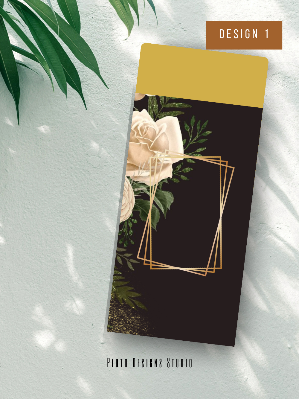 Money Envelope Vintage & Elegant Florals Batch Brown Vintage