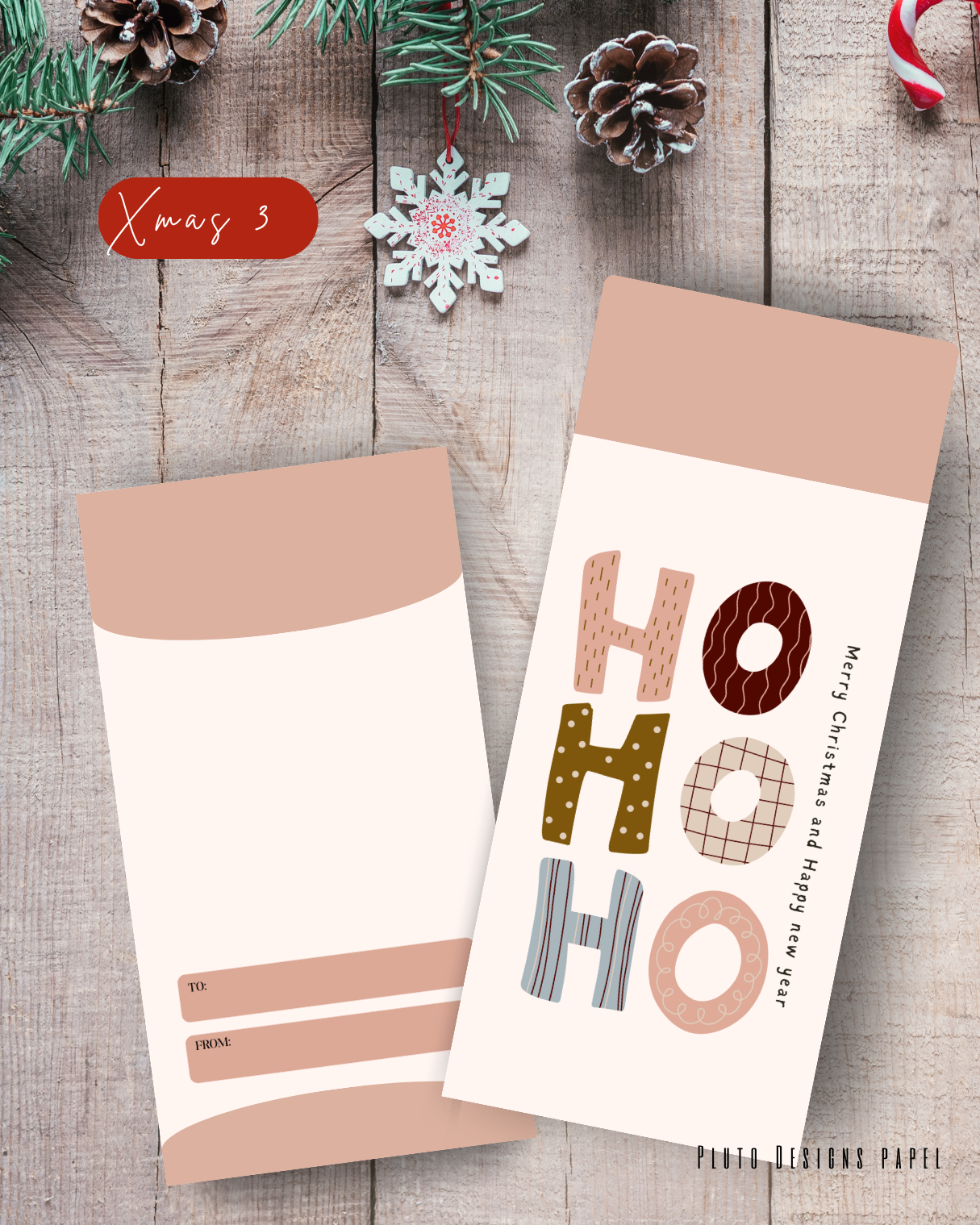 Money Envelope Holiday Christmas Theme 4