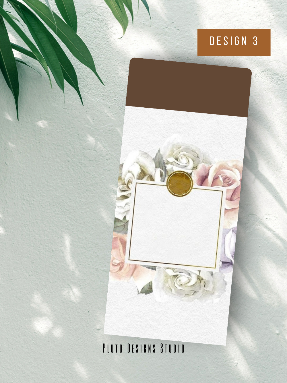 Money Envelope Vintage & Elegant Florals Batch Brown Vintage