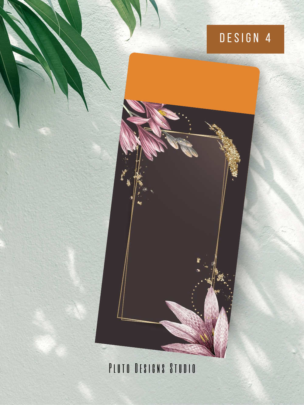 Money Envelope Vintage & Elegant Florals Batch Brown Vintage