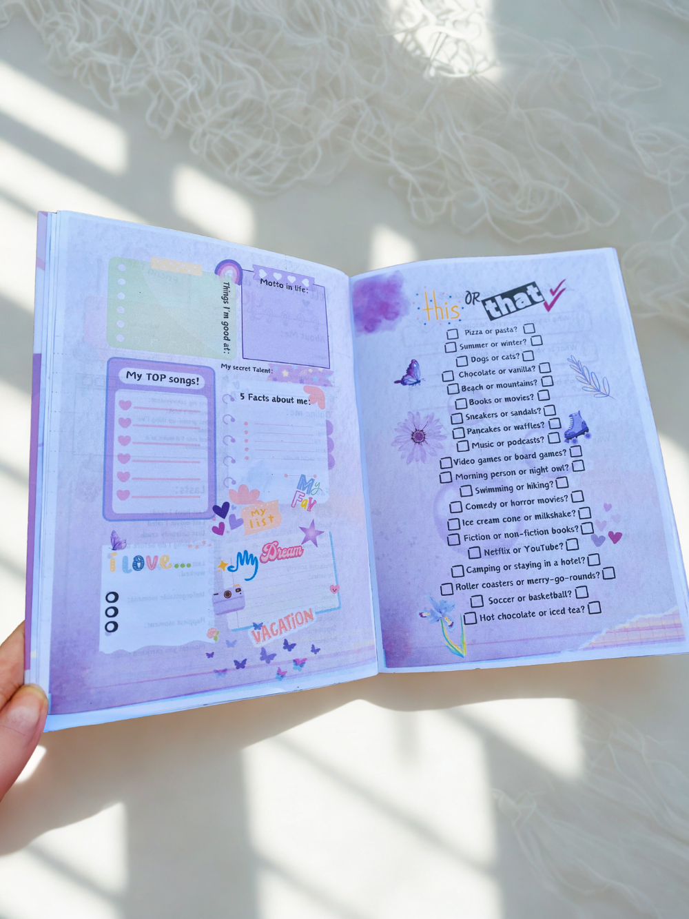 Slam Book for Friends – Fun & Interactive Friendship Notebook Diary for Kids and Teens