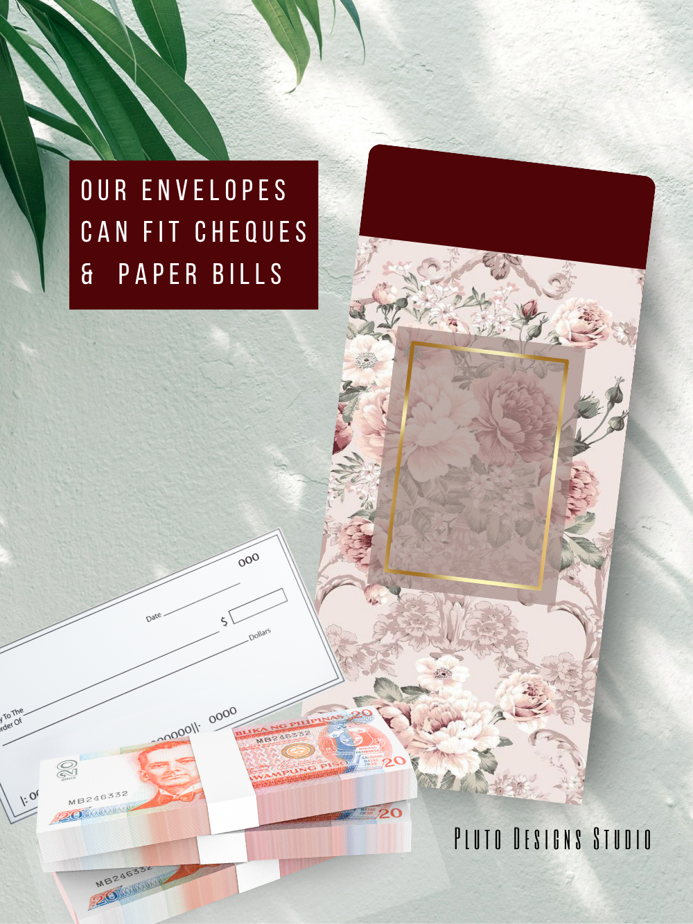 Money Envelope Vintage & Elegant Florals