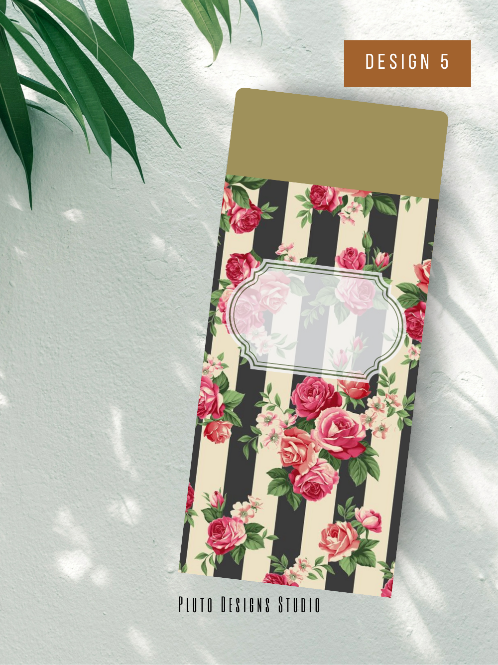 Money Envelope Vintage & Elegant Florals Batch Brown Vintage