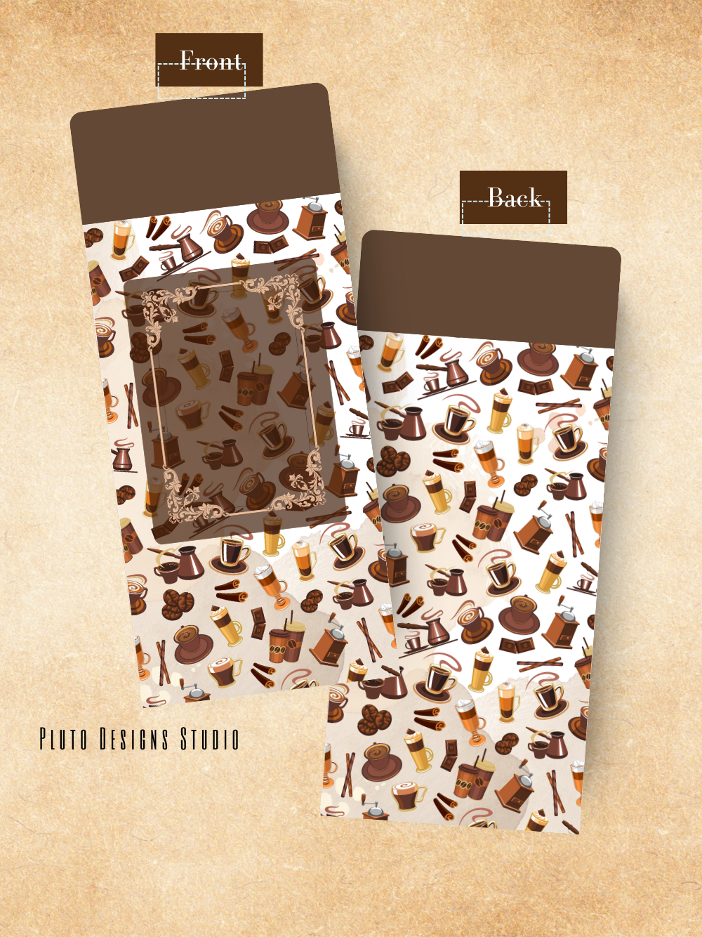 Money Envelope Vintage Coffee Lover Stationery Cafe Collection