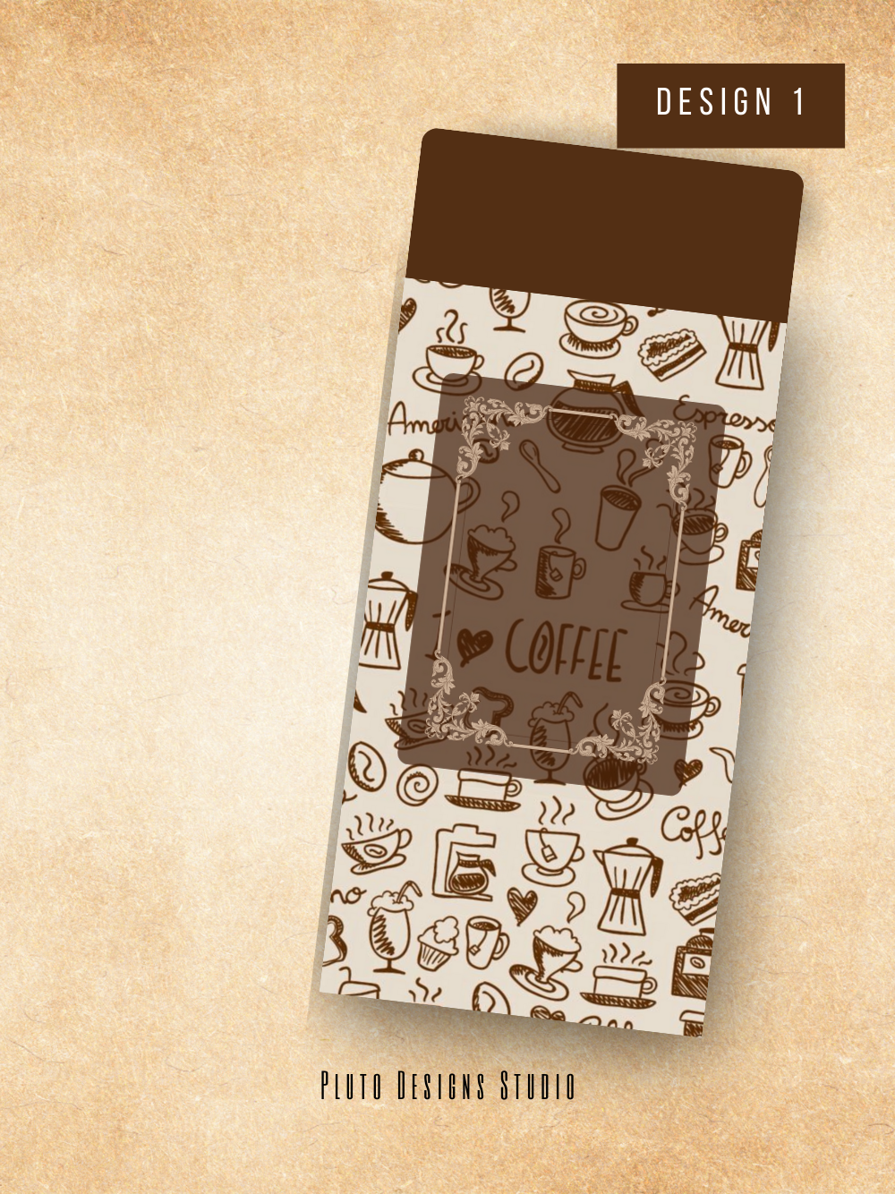 Money Envelope Vintage Coffee Lover Stationery Cafe Collection