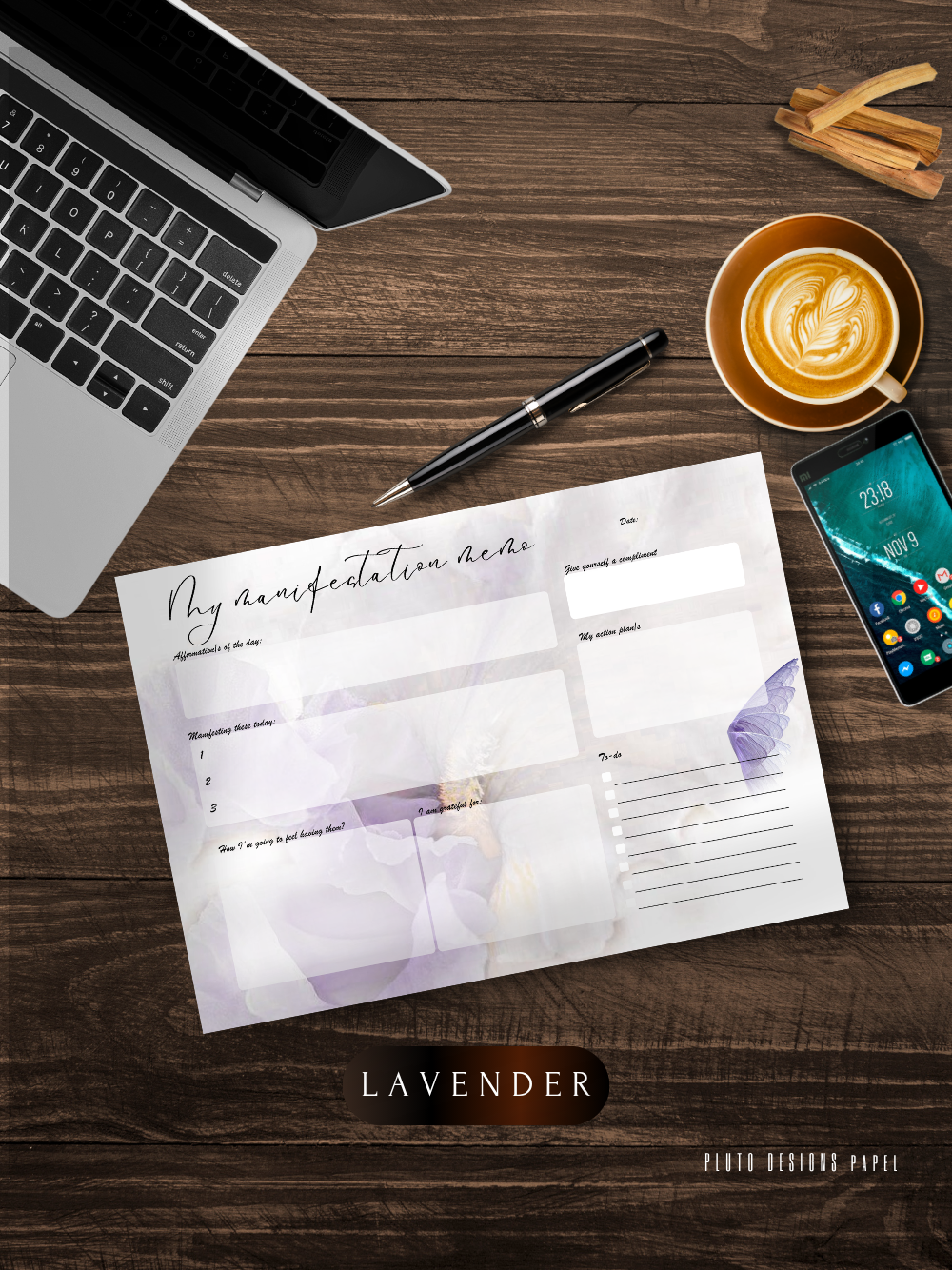 Manifestation Planner in A4 size