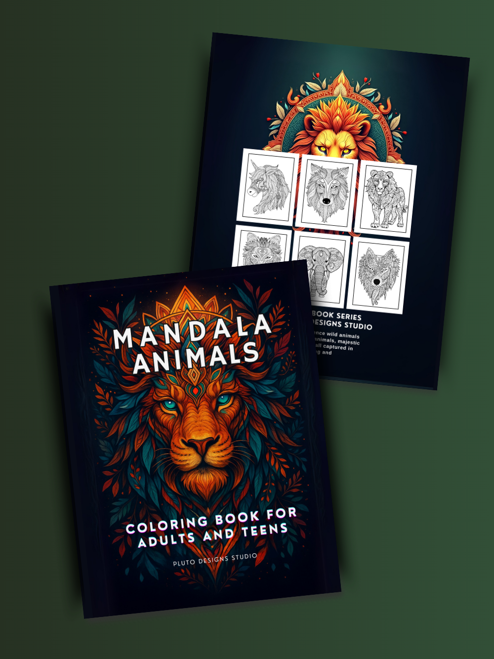 Mandala Animal Coloring Book for Kids Adults & Teens: 75+ Animal Designs for Stress-relief and Relaxation
