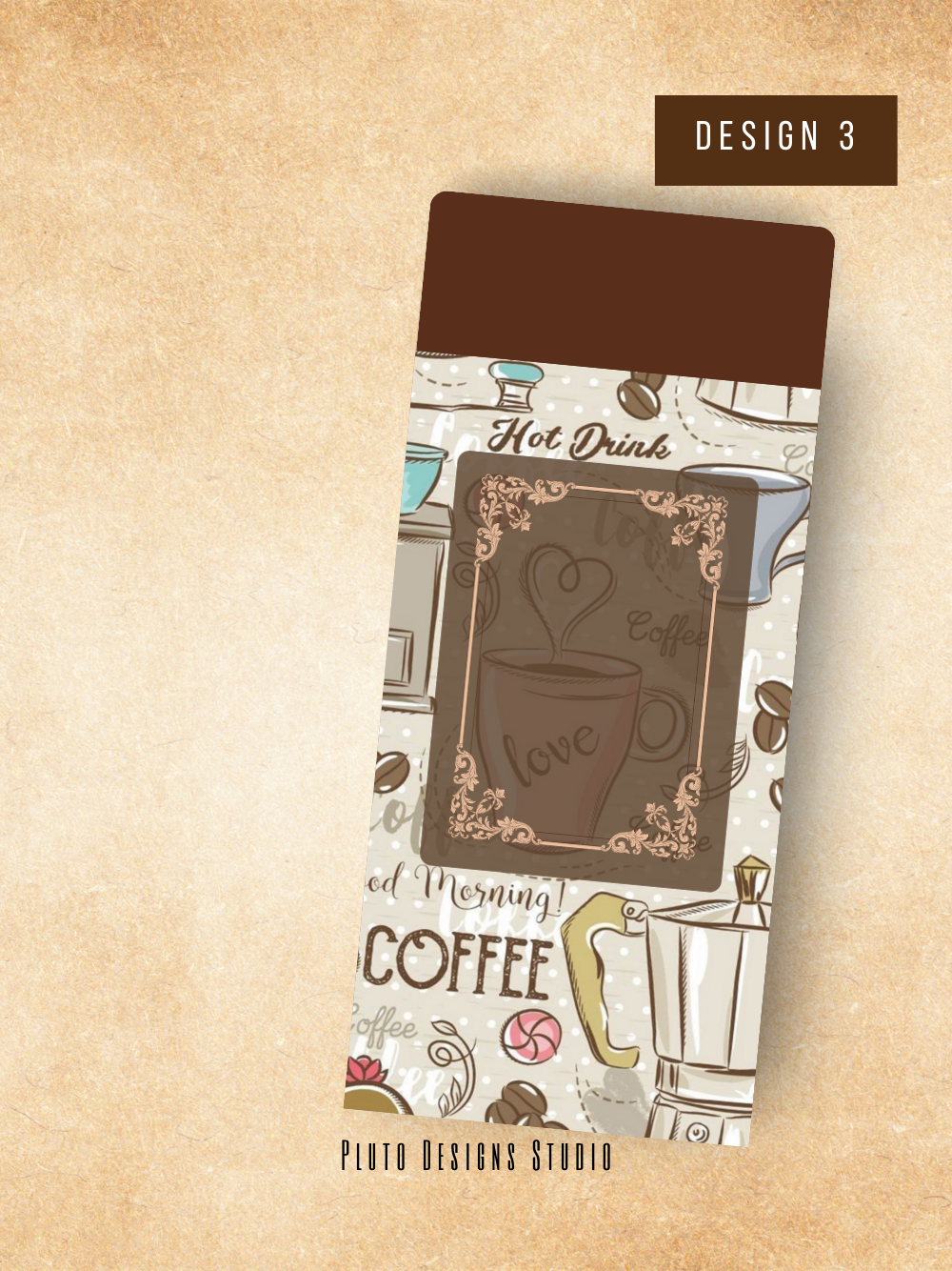 Money Envelope Vintage Coffee Lover Stationery Cafe Collection
