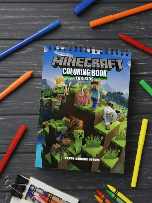 Minecraft Coloring Book for Boys – Fun & Creative Activity