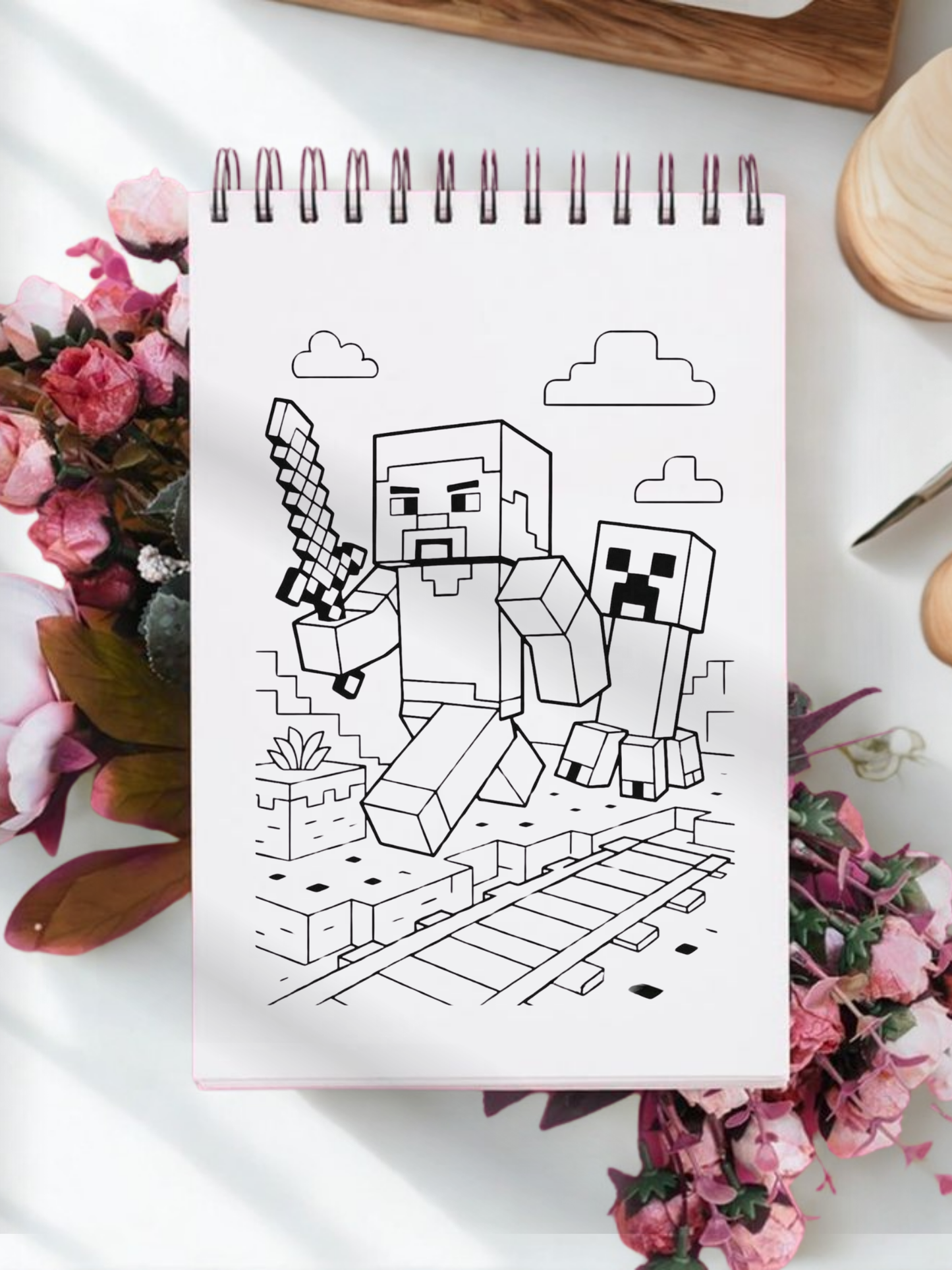 Minecraft Coloring Book for Boys – Fun & Creative Activity