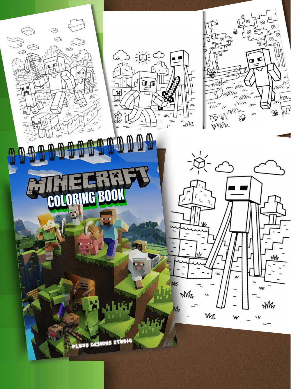 Minecraft Coloring Book for Boys – Fun & Creative Activity