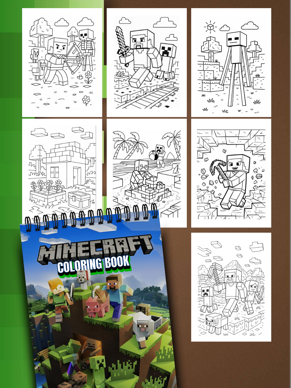 Minecraft Coloring Book for Boys – Fun & Creative Activity