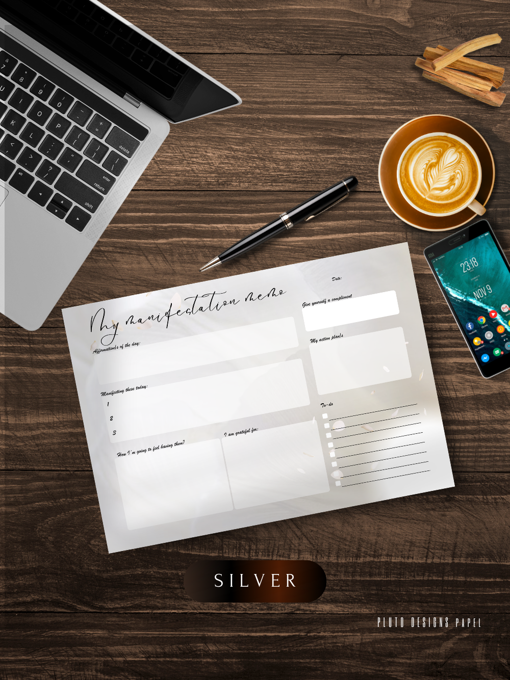 Manifestation Planner in A4 size