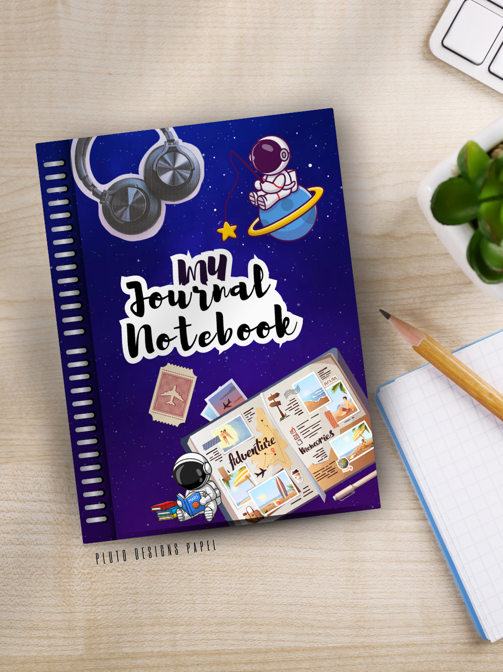 Astronaut-Themed Kids' Journal Notebook – Out-of-This-World Fun!