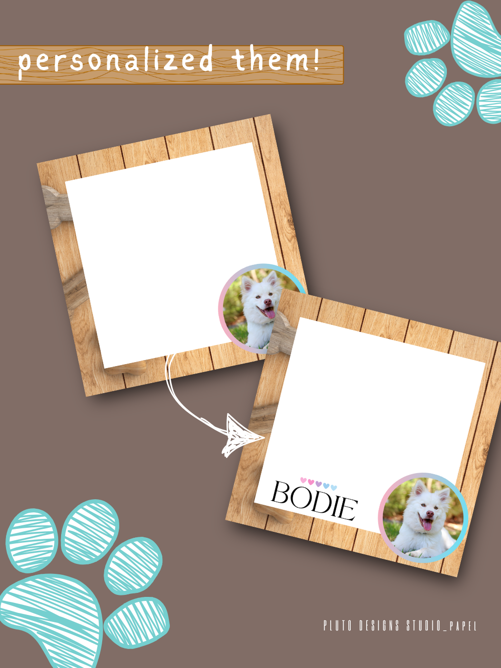 Fur Baby Design Customized Personalized Notepad