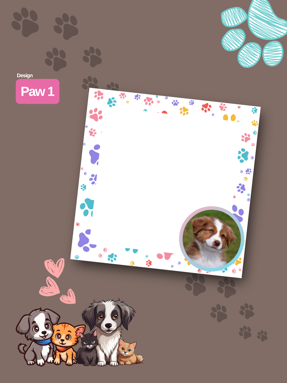 Fur Baby Design Customized Personalized Notepad