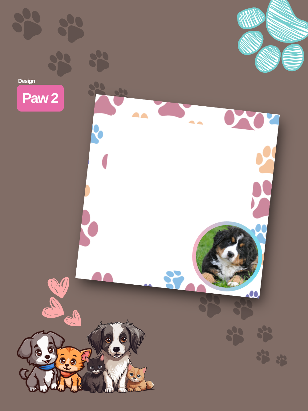 Fur Baby Design Customized Personalized Notepad