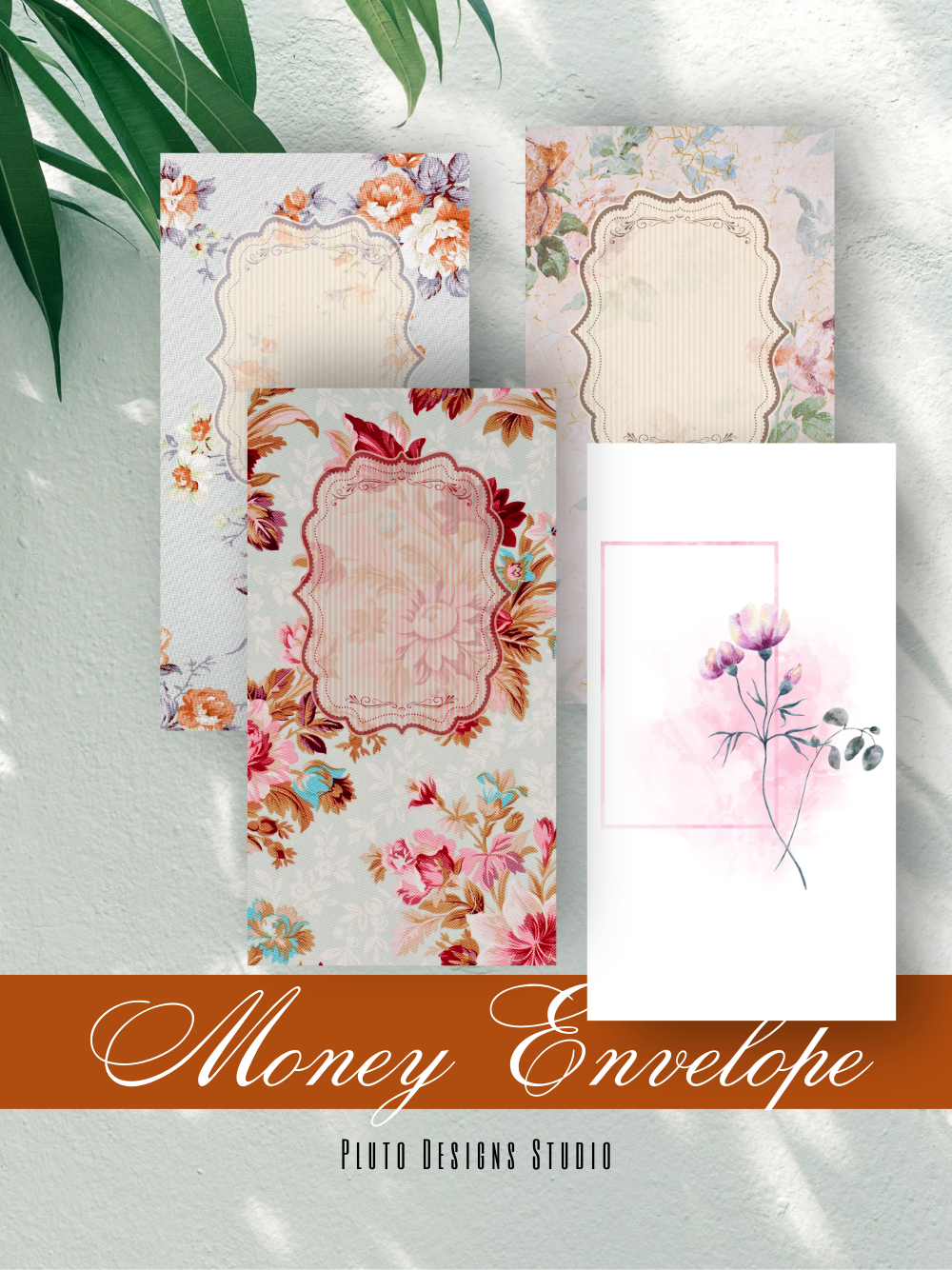 Money Envelope Floral Garden Theme 4