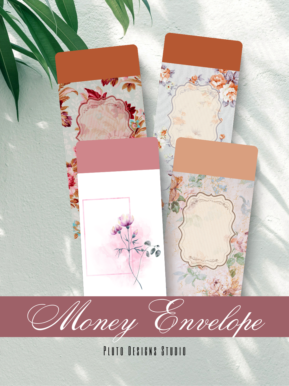 Money Envelope Floral Garden Theme 4