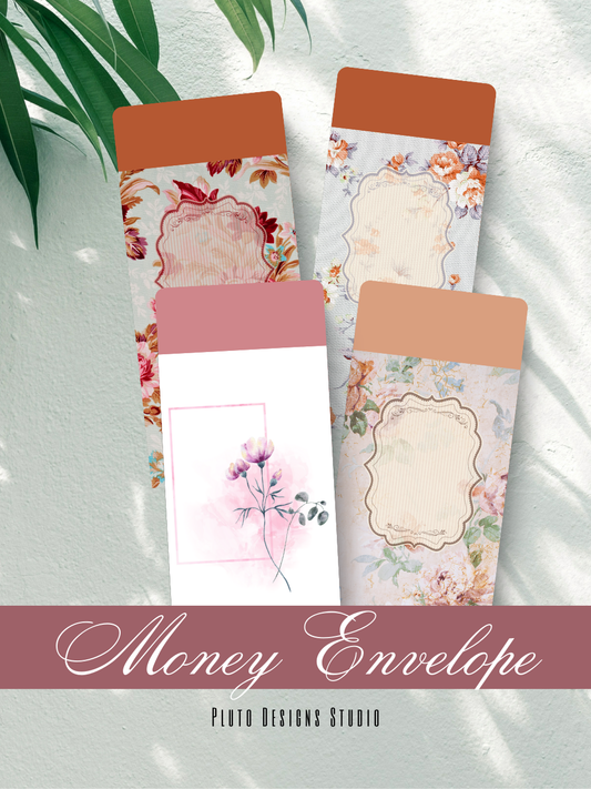 Money Envelope Floral Garden Theme 4