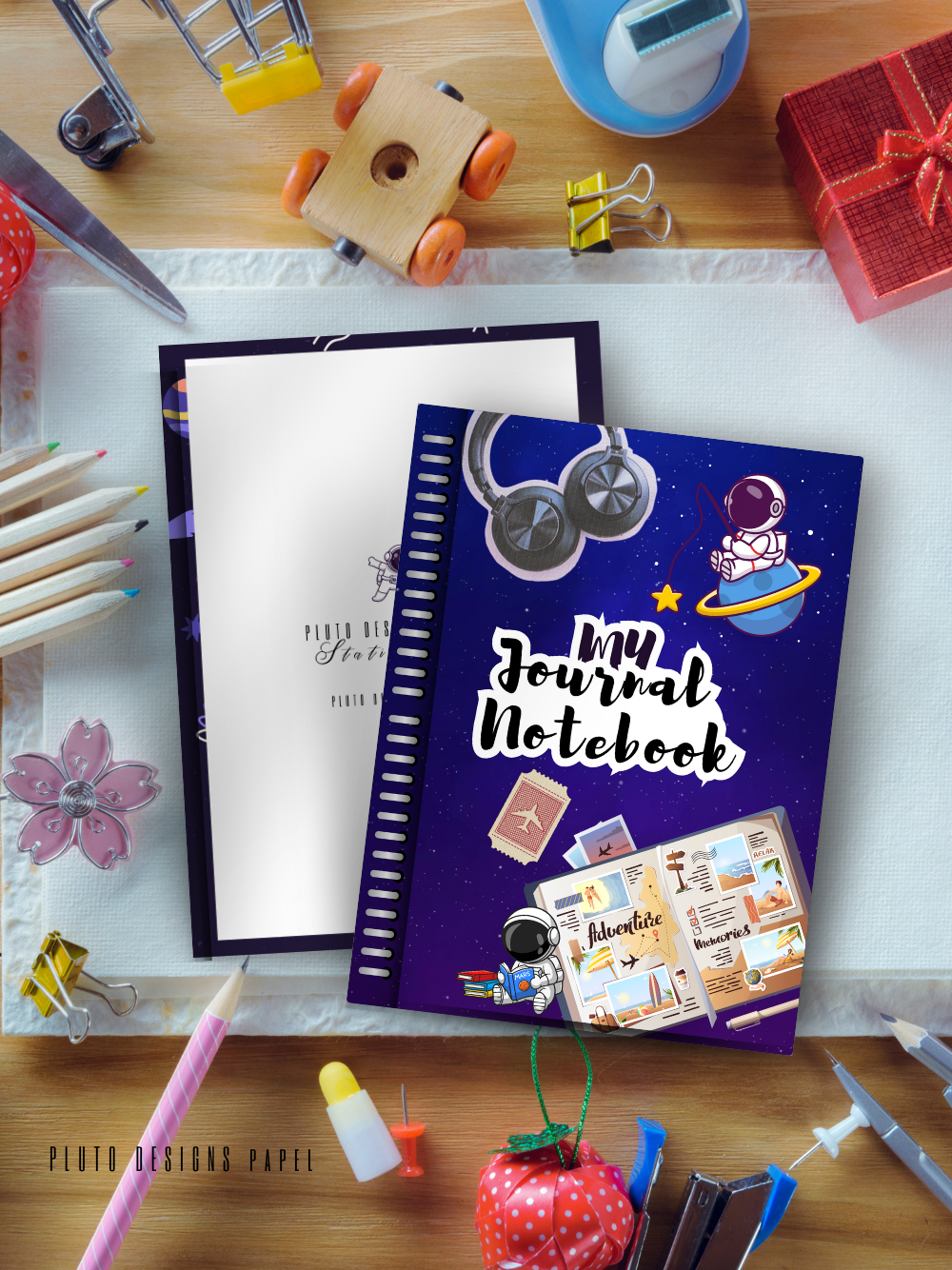 Astronaut-Themed Kids' Journal Notebook – Out-of-This-World Fun!