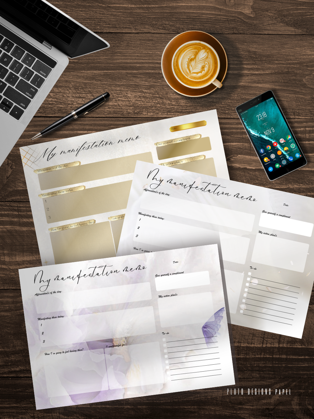 Manifestation Planner in A4 size