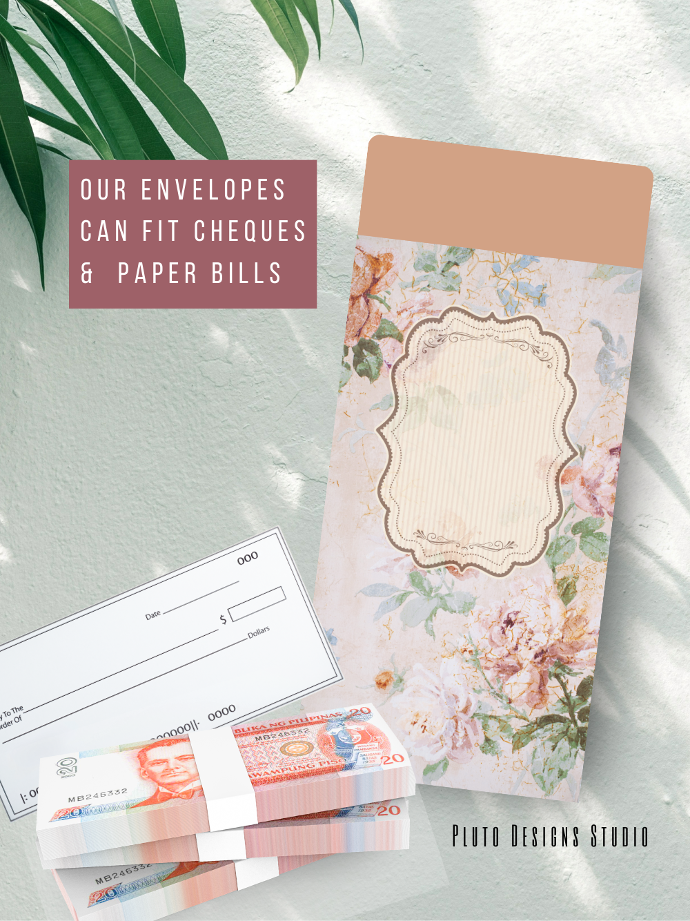 Money Envelope Floral Garden Theme 4