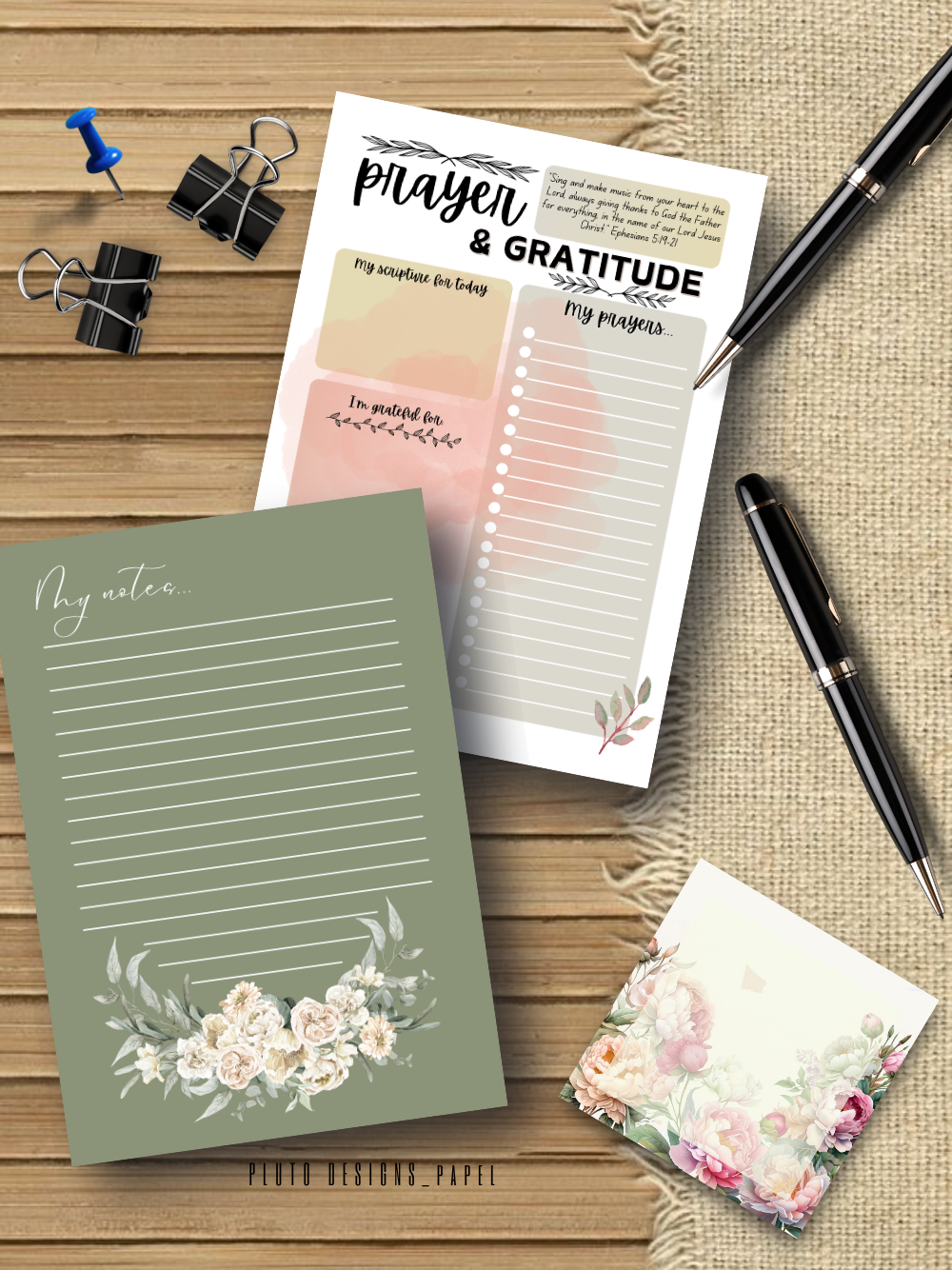 Prayer &amp; Gratitude Notepad