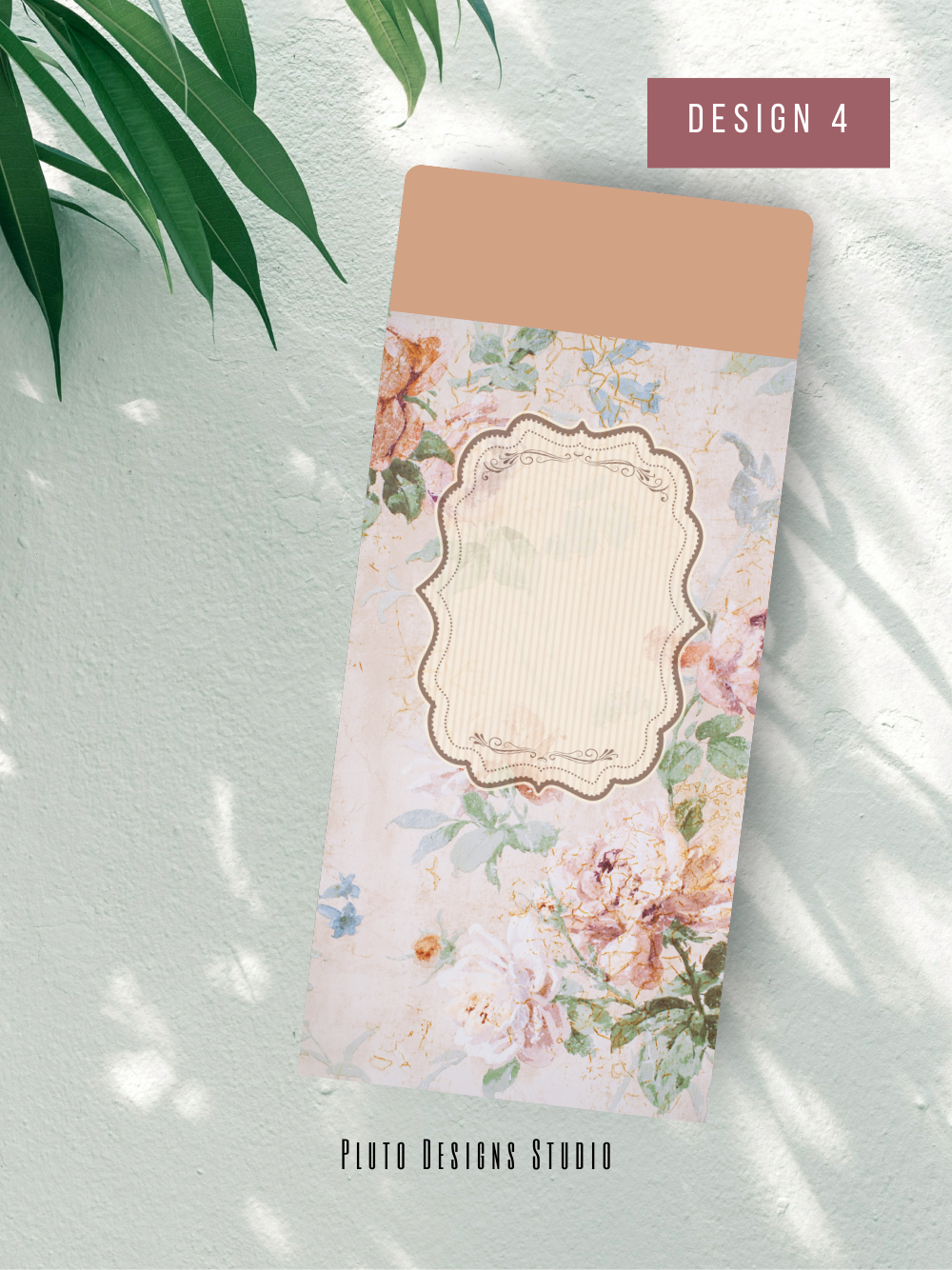 Money Envelope Floral Garden Theme 4