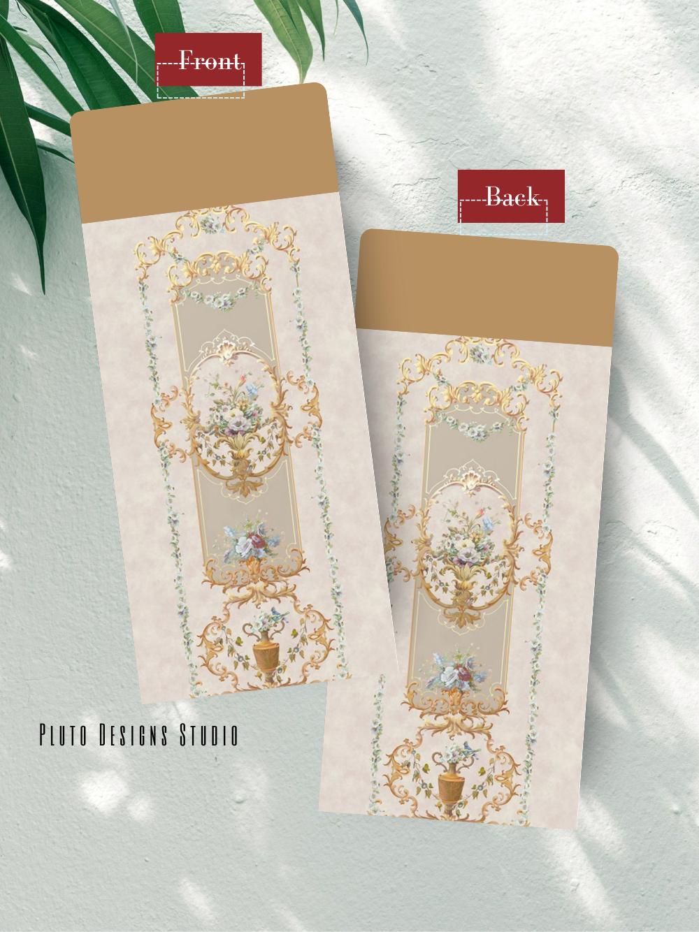 Money Envelope Elegant Wedding Vintage Theme
