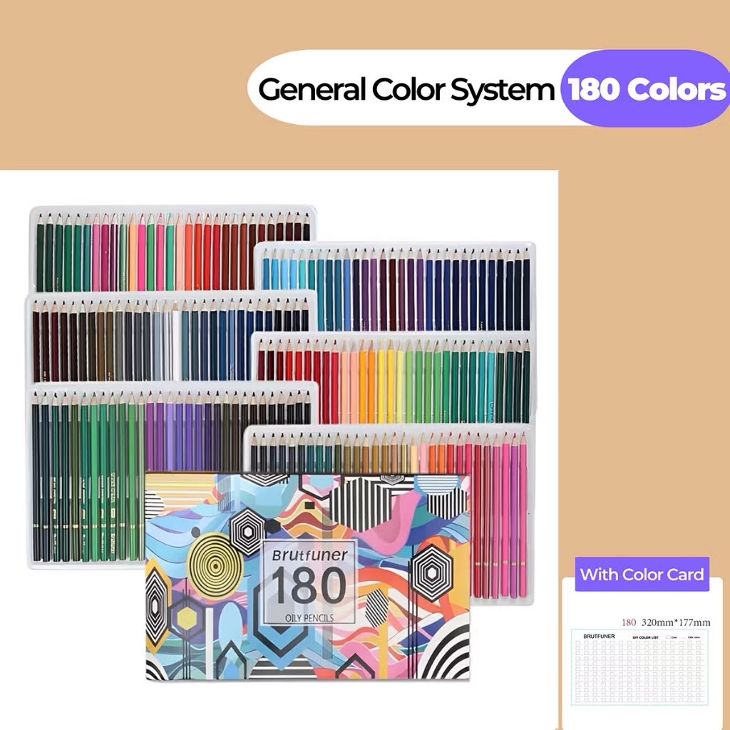 Miracle Works Oil-Based Colored Pencils – Professional Artist Coloring Drawing Set | Miracle Works